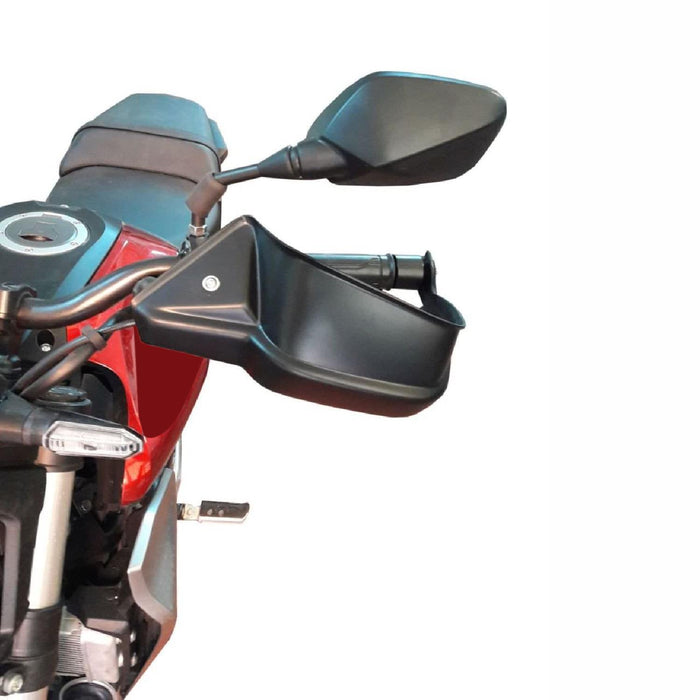 GP Kompozit Protège-mains noir compatible pour Honda CB125R / CB250R / CB300R 2018-2023 