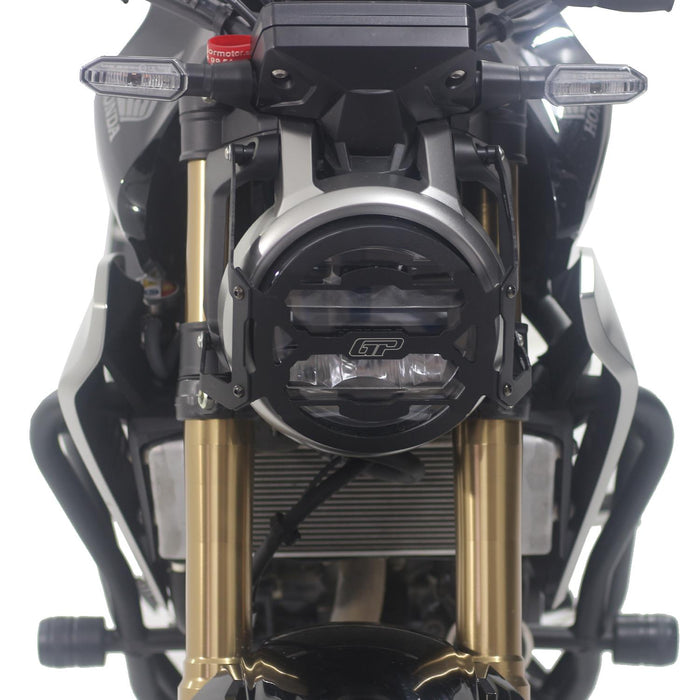 GP Kompozit Headlight Guard Black Compatible For Honda CB125R / CB250R / CB300R 2018-2023