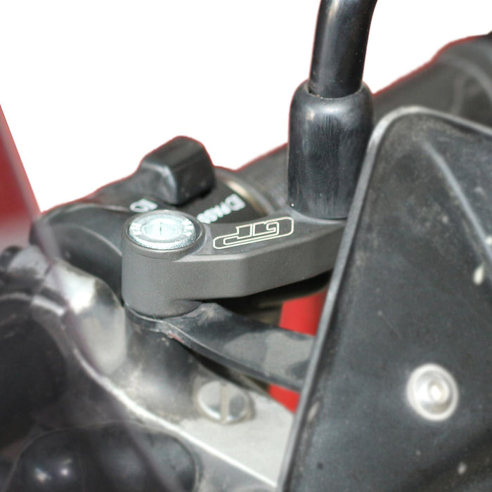 GP Kompozit Mirror Riser Extenders Black Compatible For Honda CB500F 2014-2018