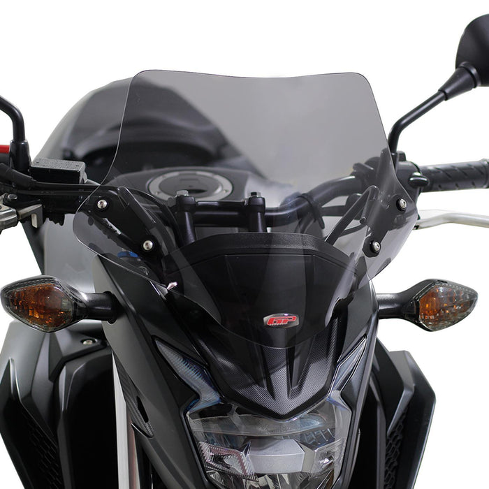 GP Kompozit Pare-brise court fumé compatible pour Honda CB500F 2014-2020 