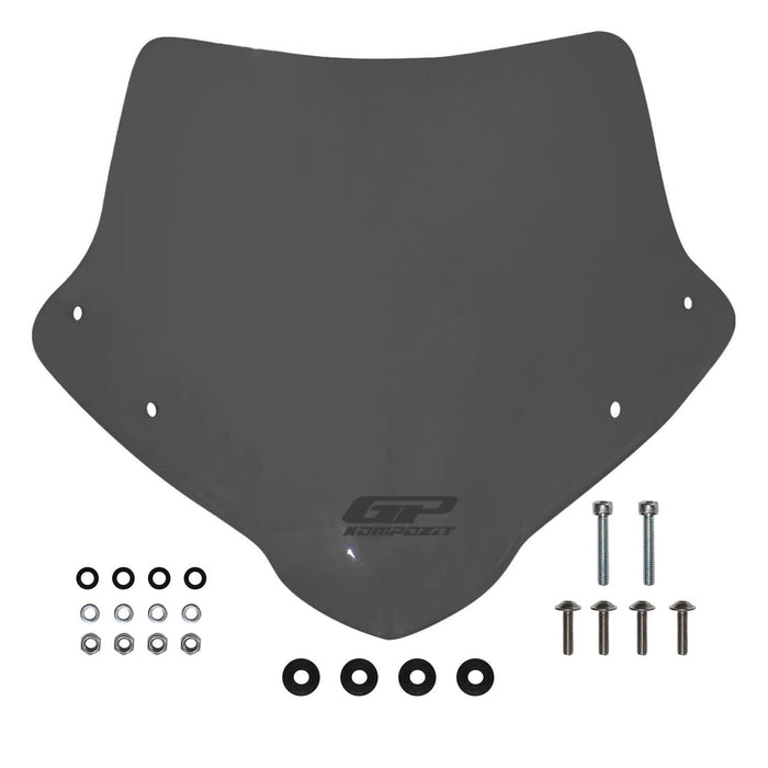 GP Kompozit Pare-brise court fumé compatible pour Honda CB500F 2014-2020 