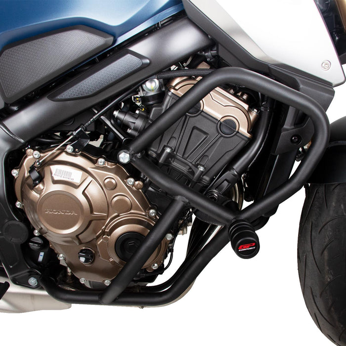 GP Kompozit Engine Guard Crash Bar Protection Black Compatible For Honda CB650R 2019-2023