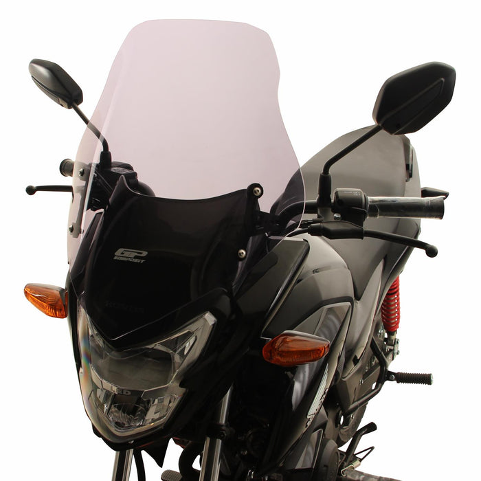 GP Kompozit Windshield Windscreen Smoked Compatible For Honda CB125F  2021-2024
