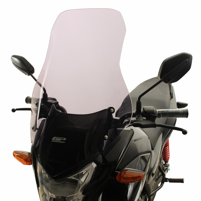 GP Kompozit Windshield Windscreen Smoked Compatible For Honda CB125F 2021-2024