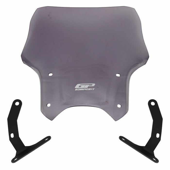 GP Kompozit Windshield Windscreen Smoked Compatible For Honda CB125R / CB250R / CB300R 2012-2024