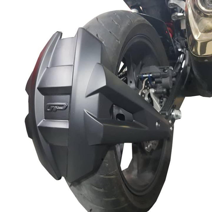 GP Kompozit Rear Wheel Fender Hugger Splash Guard Black Compatible For Honda CB125R / CB250R / CB300R 2018-2024