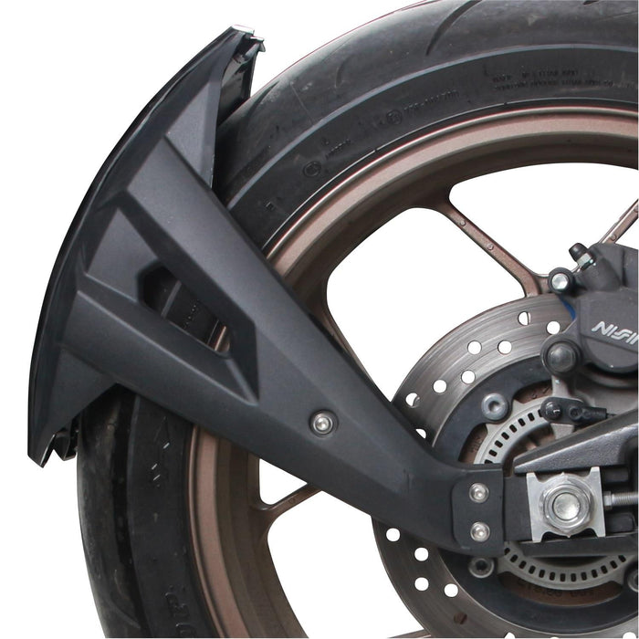 GP Kompozit Rear Wheel Fender Hugger Splash Guard Black Compatible For Honda CB650R 2019-2023