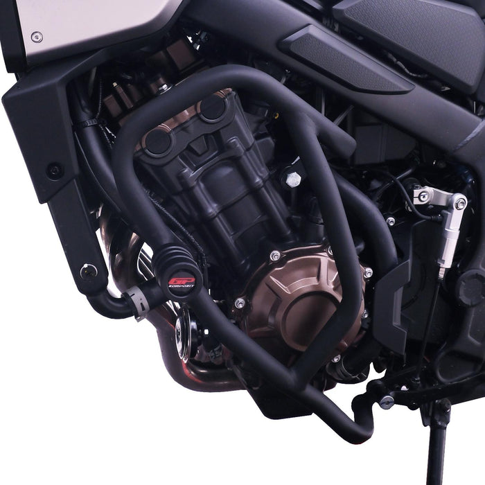 GP Kompozit Barras Protectoras de Motor Negras Compatibles con Honda CB650R E-CLUTCH 2020-2026
