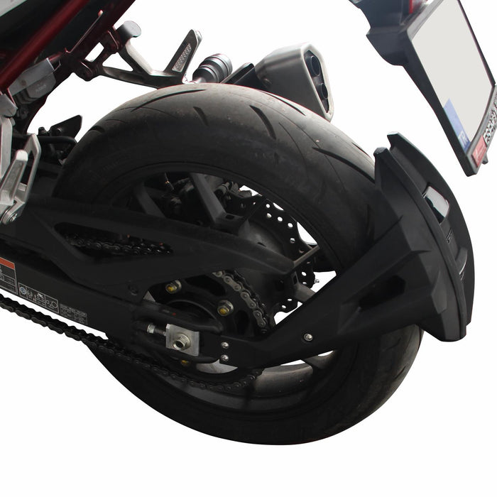 GP Kompozit Rear Wheel Fender Hugger Splash Guard Black Compatible For Honda CB750 Hornet 2023-2024