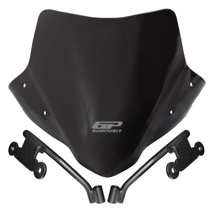 GP Kompozit Windshield Windscreen Black Compatible For Honda CB750 Hornet  2023-2024