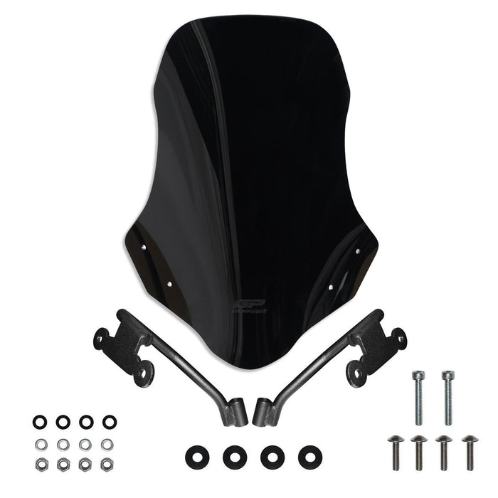 GP Kompozit Windshield Windscreen Black Compatible For Honda CB750 Hornet  2023-2024