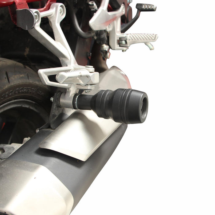 GP Kompozit Exhaust Crash Frame Slider Black Compatible For Honda CB750 Hornet 2023-2024
