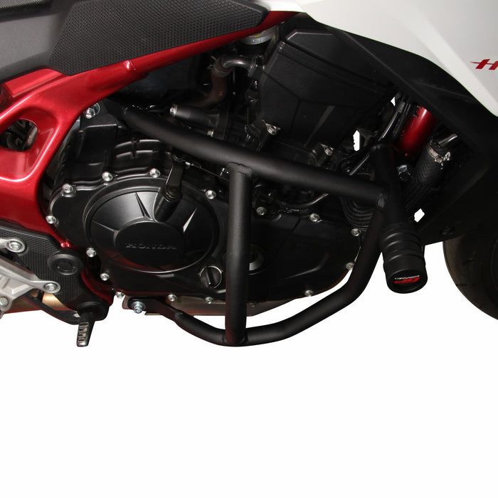 GP Kompozit Engine Guard Crash Bar Protection Black Compatible For Honda CB750 Hornet 2023-2024