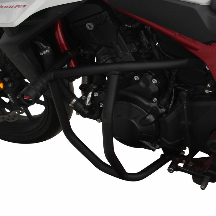 GP Kompozit Engine Guard Crash Bar Protection Black Compatible For Honda CB750 Hornet 2023-2024