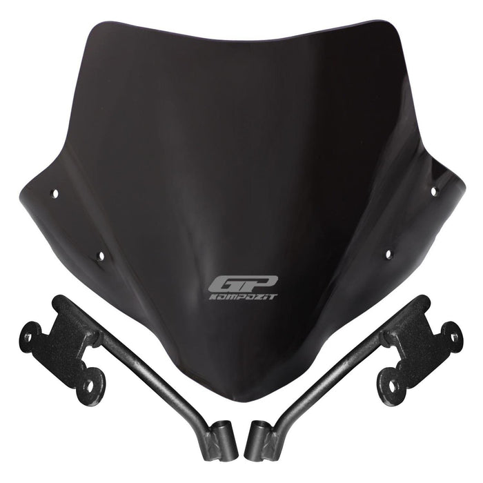 GP Kompozit Windshield Windscreen Black Compatible For Honda CB750 Hornet 2023-2024