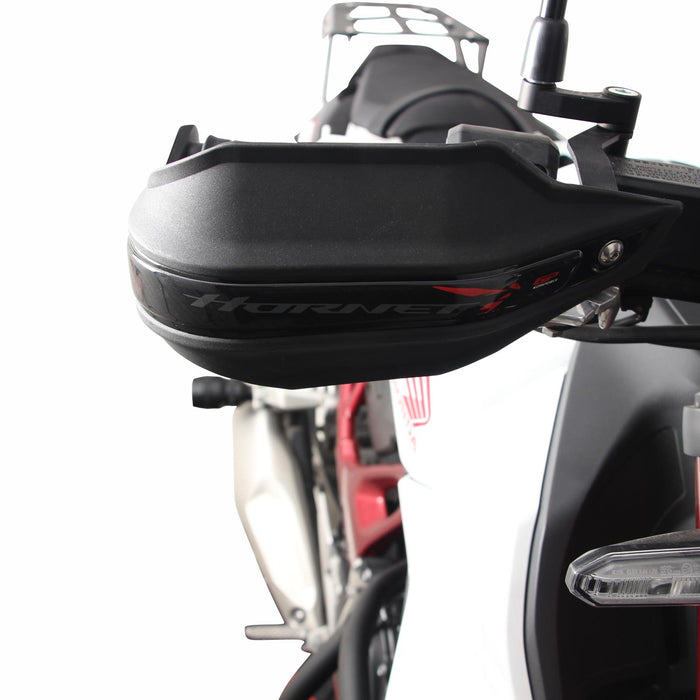 GP Kompozit Protège-mains en plastique noir compatible pour Honda CB750 Hornet 2023 