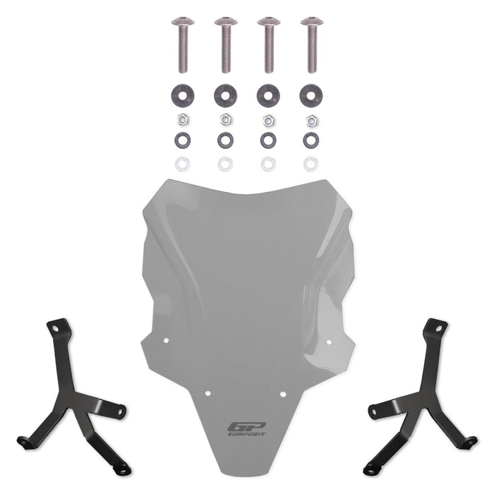 Parabrisas ahumado GP Kompozit compatible con Honda CB750 Hornet 2020-2026