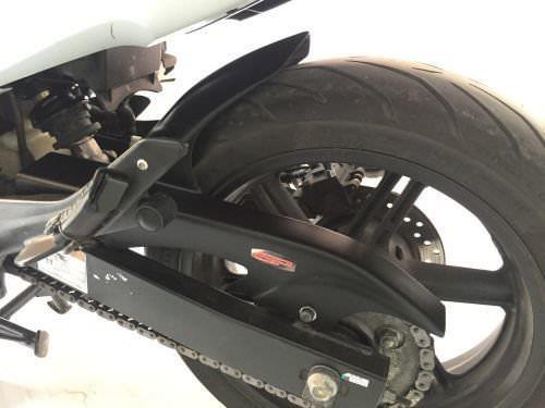 Garde-boue arrière GP Kompozit noir compatible pour Honda CBF1000 2010-2017 
