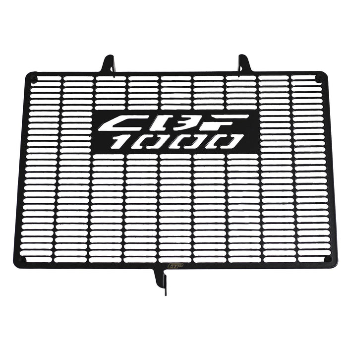 GP Kompozit Radiator Grille Guard Protector Cover Black Compatible For Honda CBF1000 2010-2017