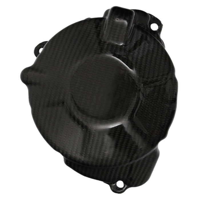 GP Kompozit Couvercle de protection d'embrayage et d'alternateur en fibre de carbone compatible pour Honda CBR600RR 2003-2006 