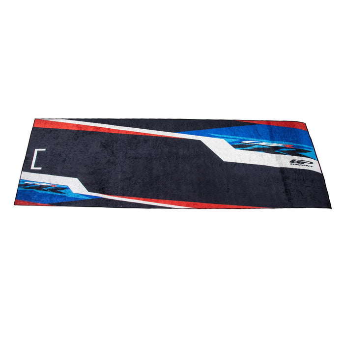 GP Kompozit Motorcycle Mat Black-Red Compatible For CBR Universal