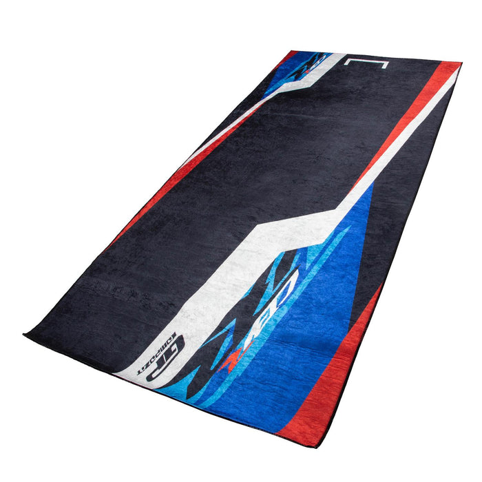 GP Kompozit Motorcycle Mat Black-Red Compatible For CBR Universal