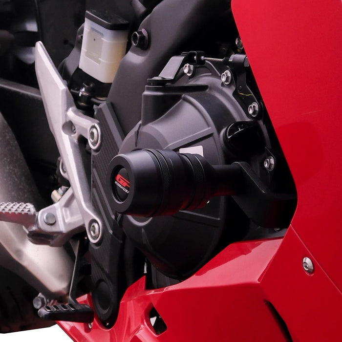 GP Kompozit Engine Crash Frame Sliders Black Compatible For Honda CBR500R  2025