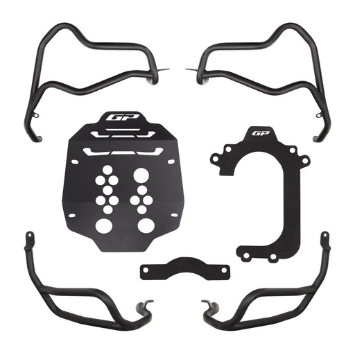 GP Kompozit Motorkap Valbeugel Bescherming Zwart Volledige Set Compatibel voor Honda CRF250 Rally / CRF300 Rally 2021-2024 GP Kompozit Motorkap Valbeugel Bescherming Zwart Volledige Set Compatibel voor Honda CRF250 Rally / CRF300 Rally 2021-2024