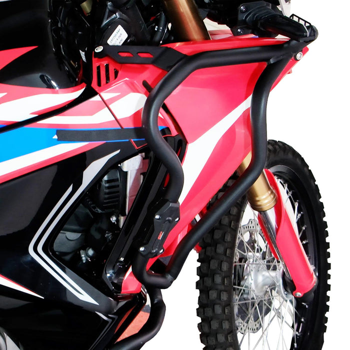 GP Kompozit Engine Protector Crash Bars Black Full Set Compatible For Honda CRF250L Rally / CRF300L Rally  2021-2024