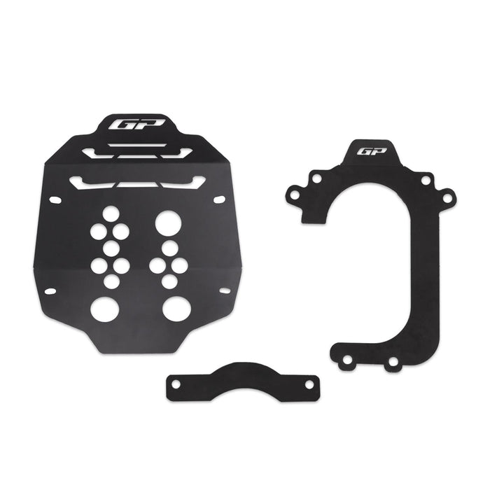 GP Kompozit Engine Protector Crash Bars Black Full Set Compatible For Honda CRF250L Rally / CRF300L Rally  2021-2024