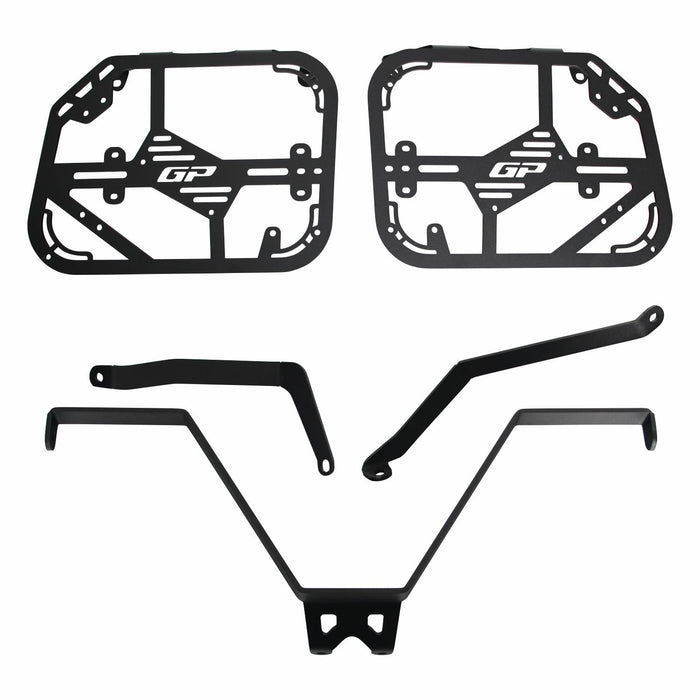 GP Kompozit Side Carrier Pannier Rack Black Compatible For Honda CRF250 Rally / CRF300 Rally 2021-2024