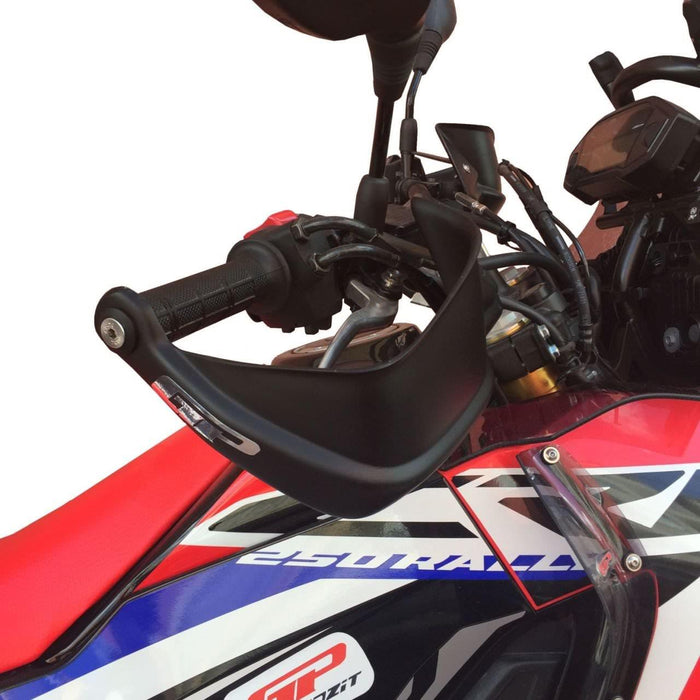 GP Kompozit Cubremanos Negro Compatible con Honda CRF250L / CRF250L Rally / CRF300L Rally 2013-2023