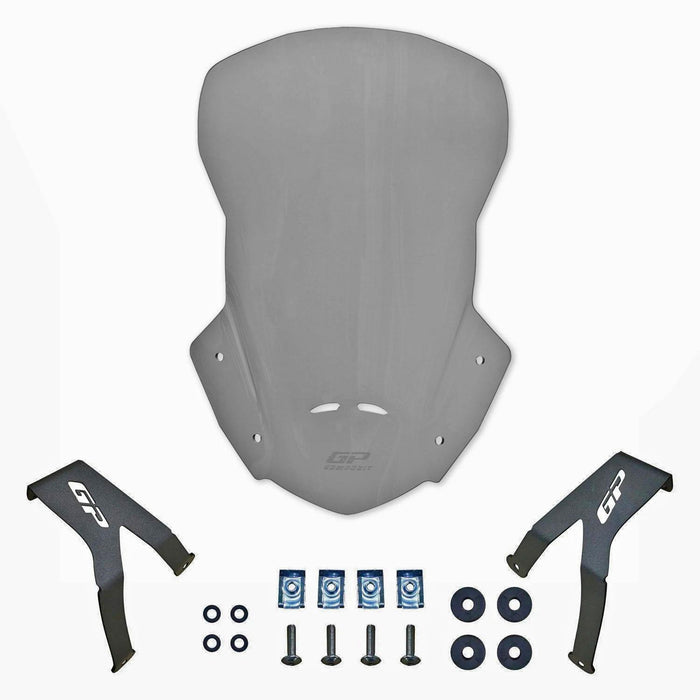 GP Kompozit Touring Parabrisas ahumado compatible para Honda CRF250L / CRF300L 2013-2022 