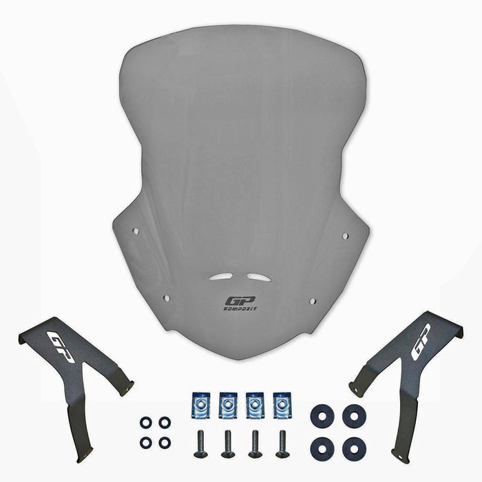 GP Kompozit Touring Parabrisas ahumado compatible para Honda CRF250L / CRF300L 2013-2022 