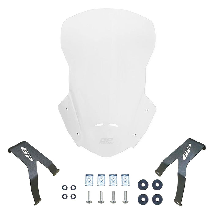 GP Kompozit Touring Windshield Windscreen Clear Compatible For Honda CRF250L / CRF300L  2013-2024