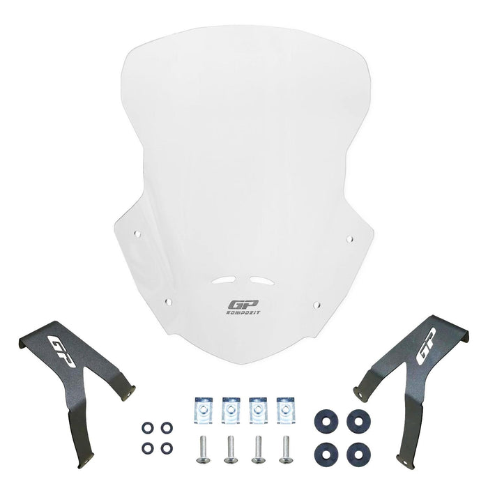 GP Kompozit Touring Windshield Windscreen Clear Compatible For Honda CRF250L / CRF300L  2013-2024