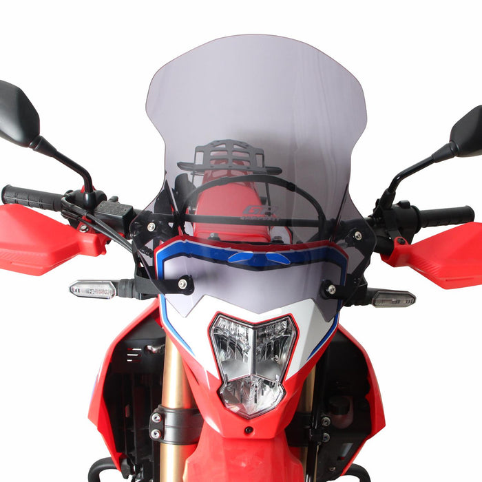 GP Kompozit Touring Windshield Windscreen Clear Compatible For Honda CRF250L / CRF300L 2023-2024 2023-2024