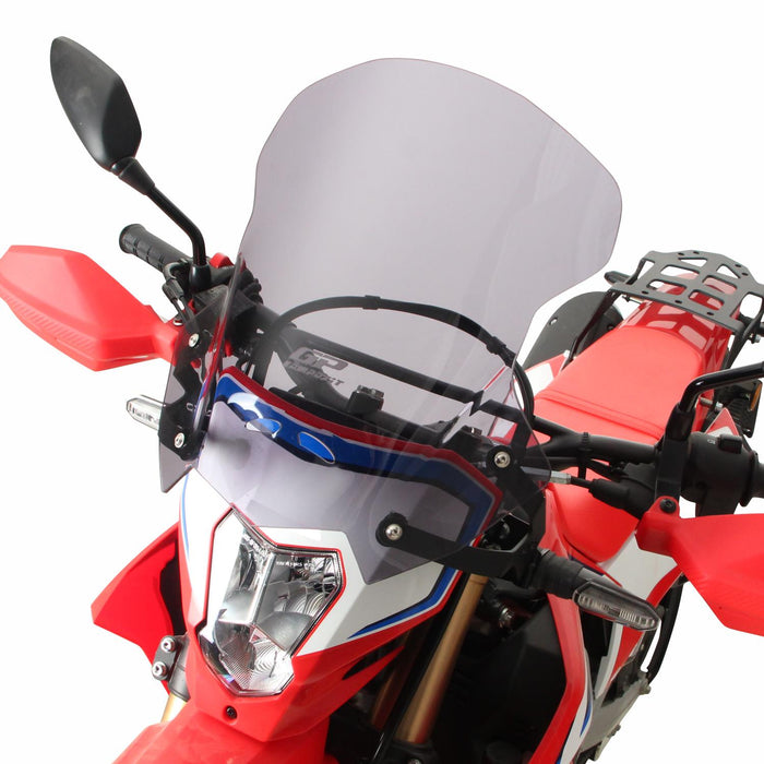 GP Kompozit Touring Windshield Windscreen Clear Compatible For Honda CRF250L / CRF300L 2023-2024 2023-2024