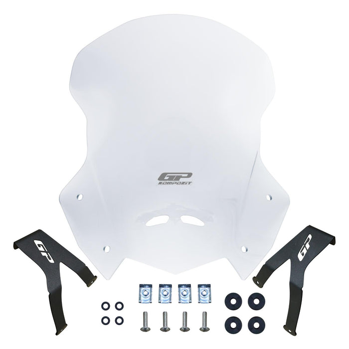 GP Kompozit Touring Windshield Windscreen Clear Compatible For Honda CRF250L / CRF300L 2023-2024 2023-2024