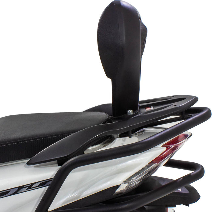 GP Kompozit Backrest Sissy Bar Black Compatible For Honda Dio 2021-2024