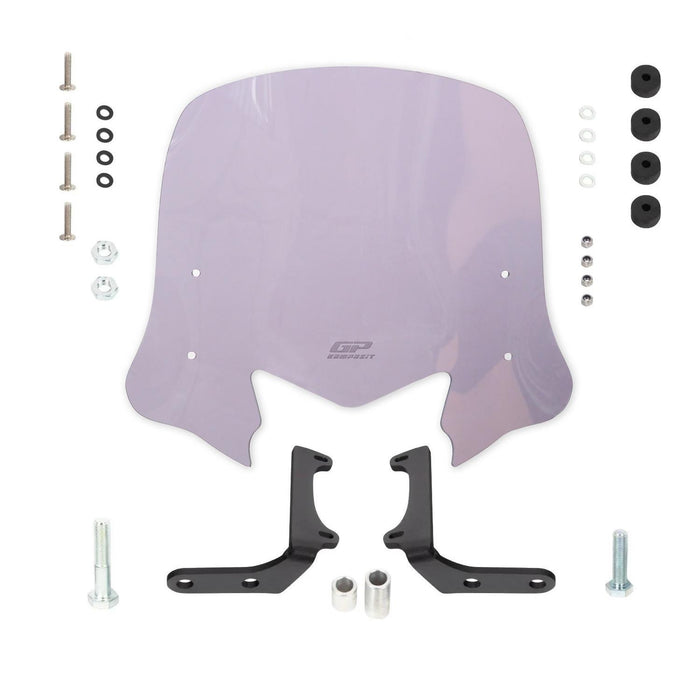 GP Kompozit Windshield Windscreen Smoked Compatible For Honda Dio  2021-2025