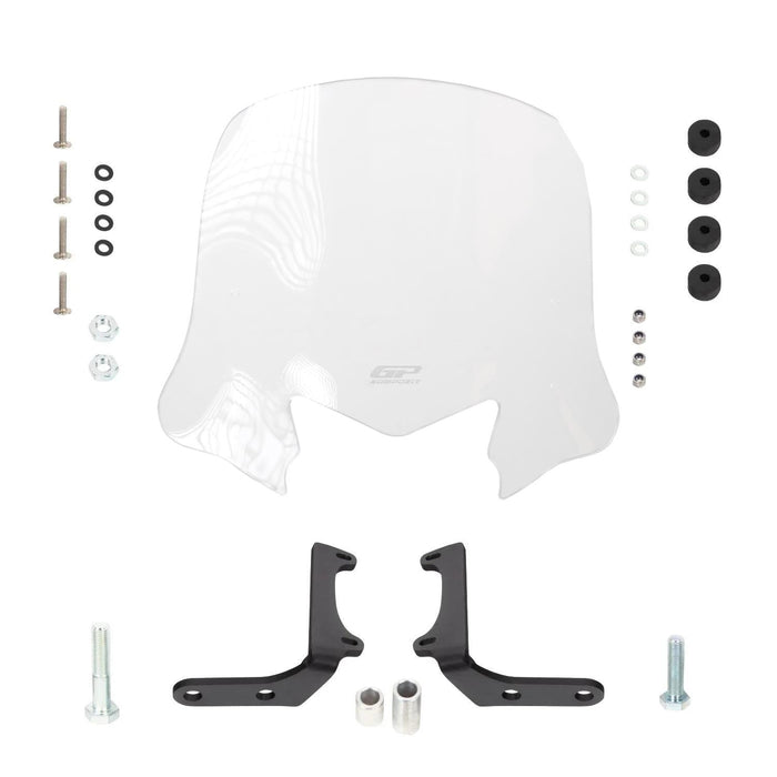 GP Kompozit Windshield Windscreen Clear Compatible For Honda Dio  2021-2025