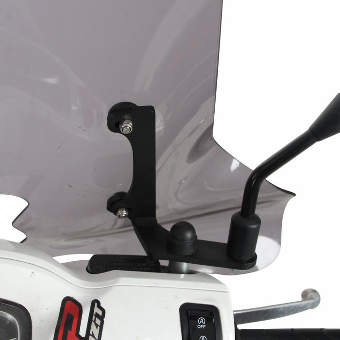 GP Kompozit Windshield Windscreen Smoked Compatible For Honda Dio 2021-2025 2021-2025