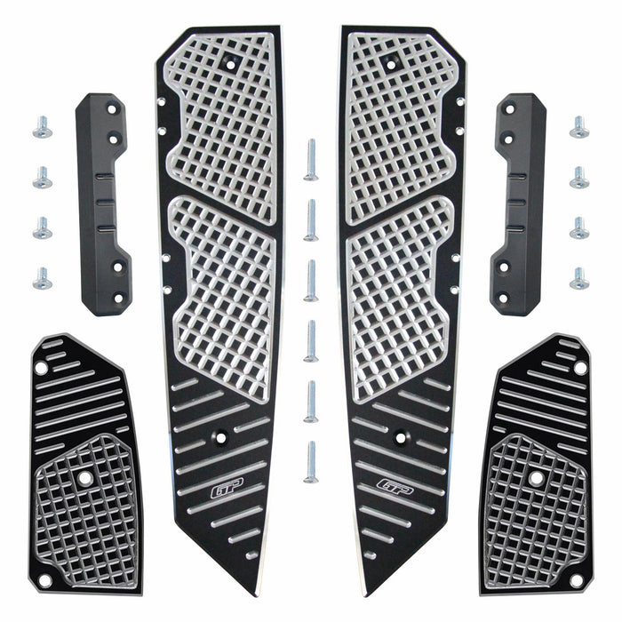 GP Kompozit Footboards Aluminum Compatible For Honda Forza 250 / Forza 300 / Forza 350 / NSS300 / NSS350 2018-2024