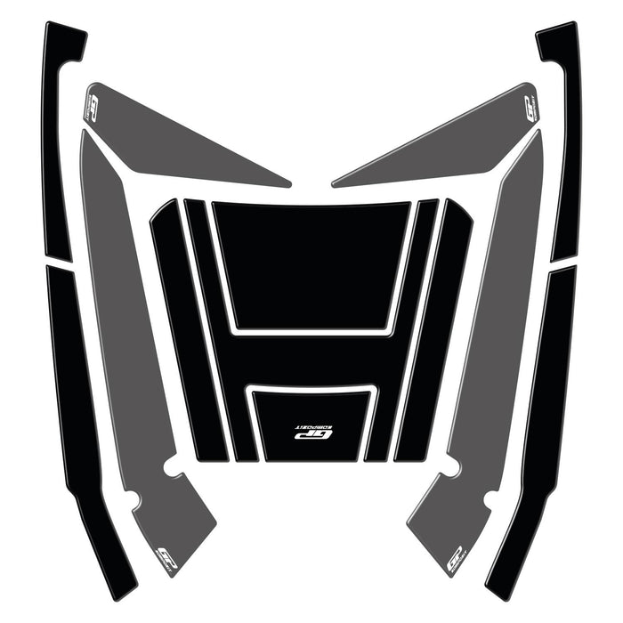 GP Kompozit Top Case Pad Set Gray Compatible For Honda Forza 250 / Forza 300 / Forza 350 / NSS300 / NSS350 2018-2025