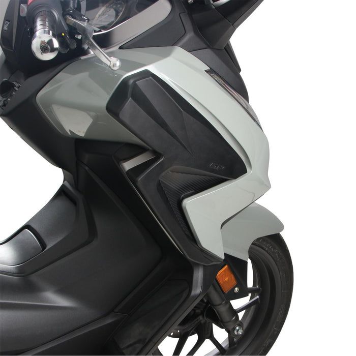GP Kompozit Protector de carenado negro compatible para Honda Forza 250 / Forza 350 / NSS350 2021-2022 