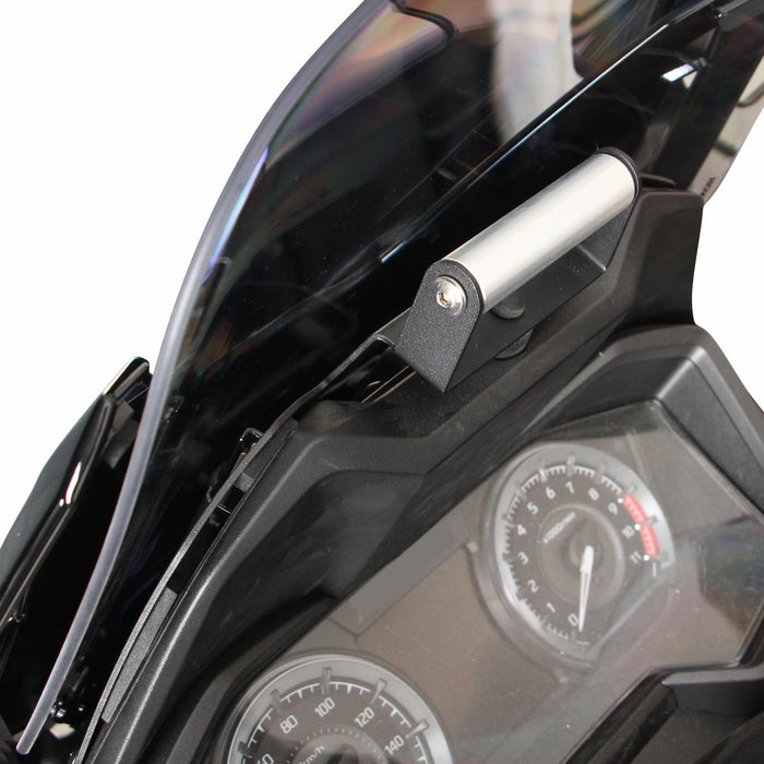 GP Kompozit Phone / Navigation Holder Bracket Black Compatible For Honda Forza 250 / Forza 350 / NSS350 2021-2024