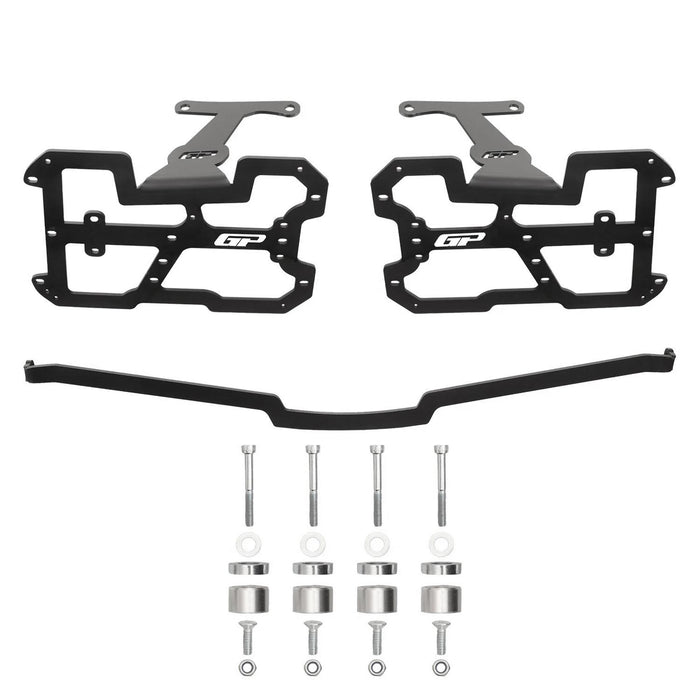 GP Kompozit Side Carrier Pannier Rack Black Compatible For Honda Forza 250 / Forza 350 / NSS350 2021-2025