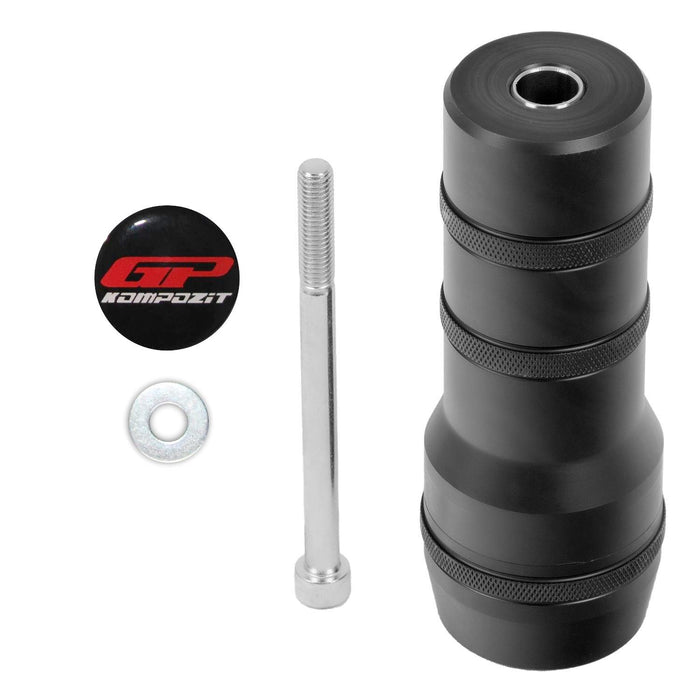 GP Kompozit Exhaust Crash Frame Slider Black Compatible For Honda Forza 750 / NSS750  2021-2024