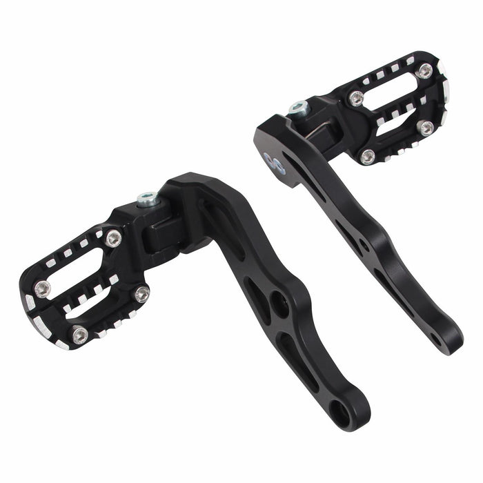 GP Kompozit Footrest Peg Pedals Black Compatible For Honda NC700D / NC750D Integra 2012-2020